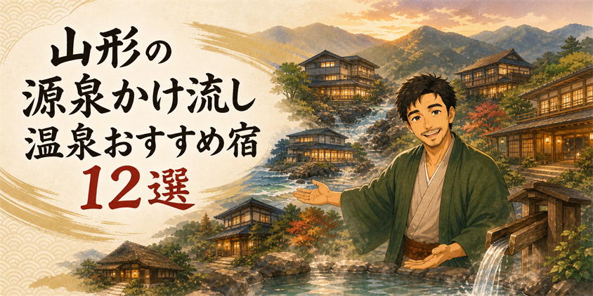 山形の源泉かけ流し温泉おすすめ宿12選