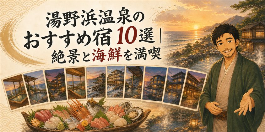 湯野浜温泉のおすすめ宿10選｜絶景と海鮮を満喫