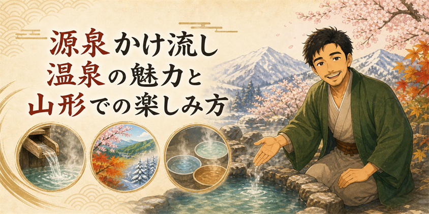 源泉かけ流し温泉の魅力と山形での楽しみ方
