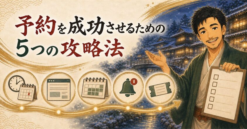 予約を成功させるための5つの攻略法