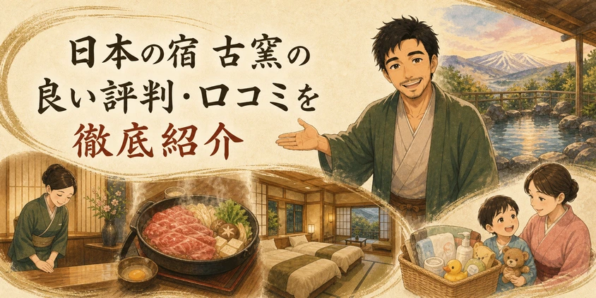 日本の宿 古窯の良い評判・口コミを徹底紹介