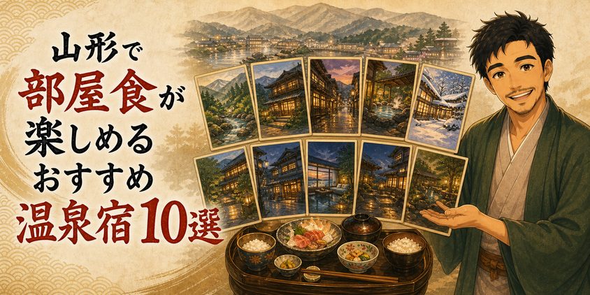 山形で部屋食が楽しめるおすすめ温泉宿10選