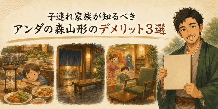 子連れ家族が知るべきアンダの森山形のデメリット3選