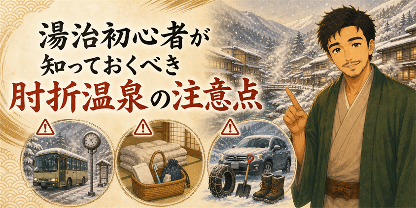 湯治初心者が知っておくべき肘折温泉の注意点