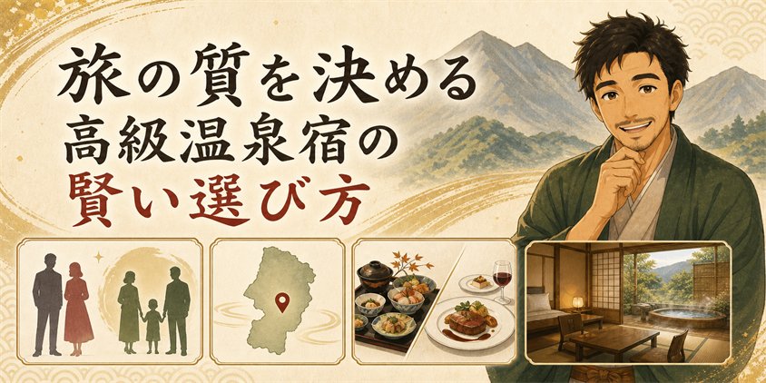 旅の質を決める高級温泉宿の賢い選び方