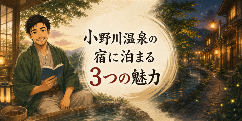 小野川温泉の宿に泊まる3つの魅力