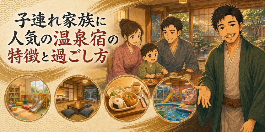 子連れ家族に人気の温泉宿の特徴と過ごし方