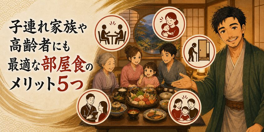 子連れ家族や高齢者にも最適な部屋食のメリット5つ