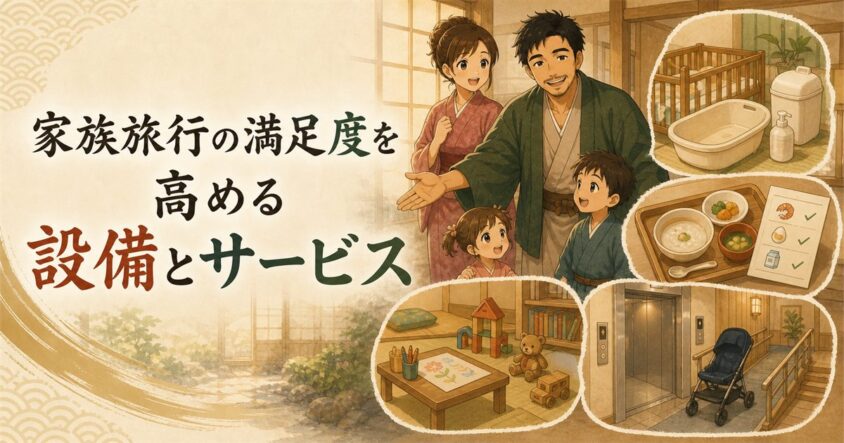 家族旅行の満足度を高める設備とサービス