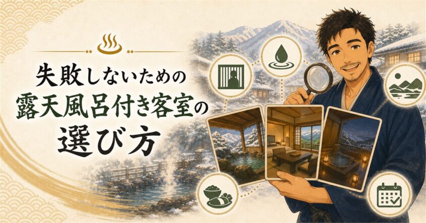 失敗しないための露天風呂付き客室の選び方