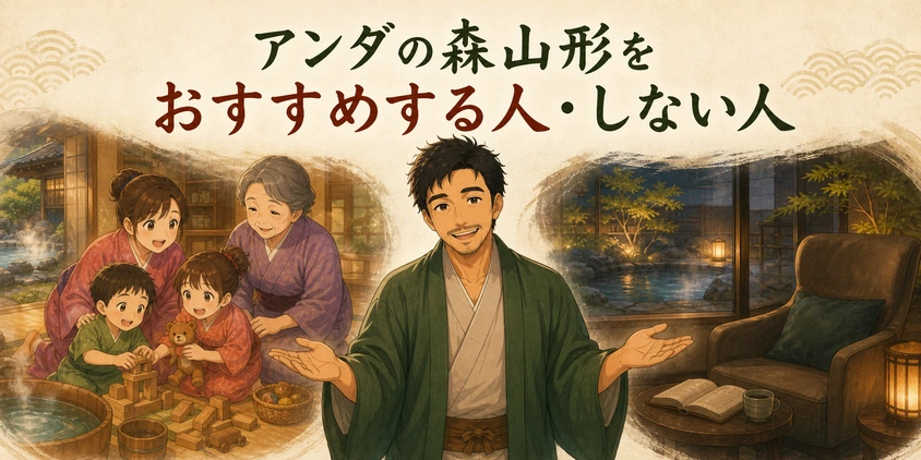 アンダの森山形をおすすめする人・しない人