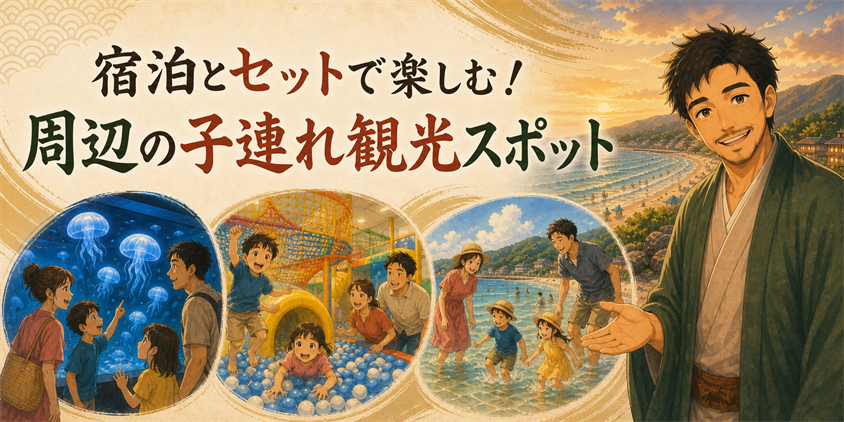 宿泊とセットで楽しむ！周辺の子連れ観光スポット