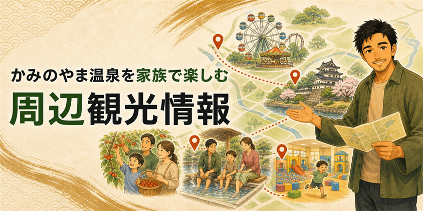 かみのやま温泉を家族で楽しむ周辺観光情報