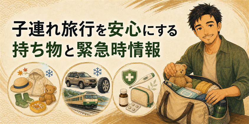 子連れ旅行を安心にする持ち物と緊急時情報