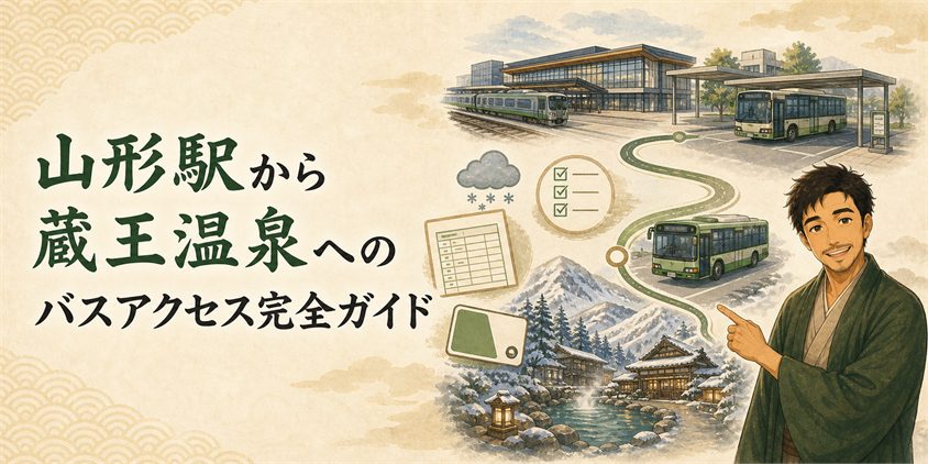 山形駅から蔵王温泉へのバスアクセス完全ガイド
