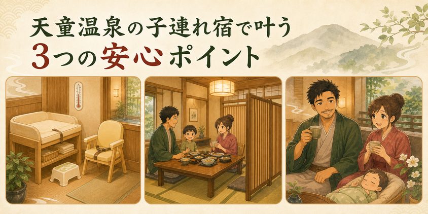 天童温泉の子連れ宿で叶う3つの安心ポイント