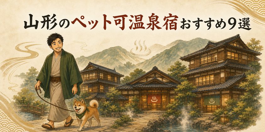山形のペット可温泉宿おすすめ9選