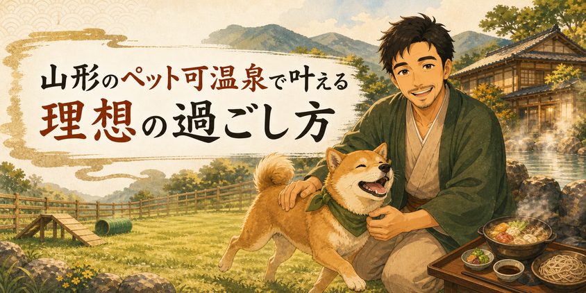 山形のペット可温泉で叶える理想の過ごし方