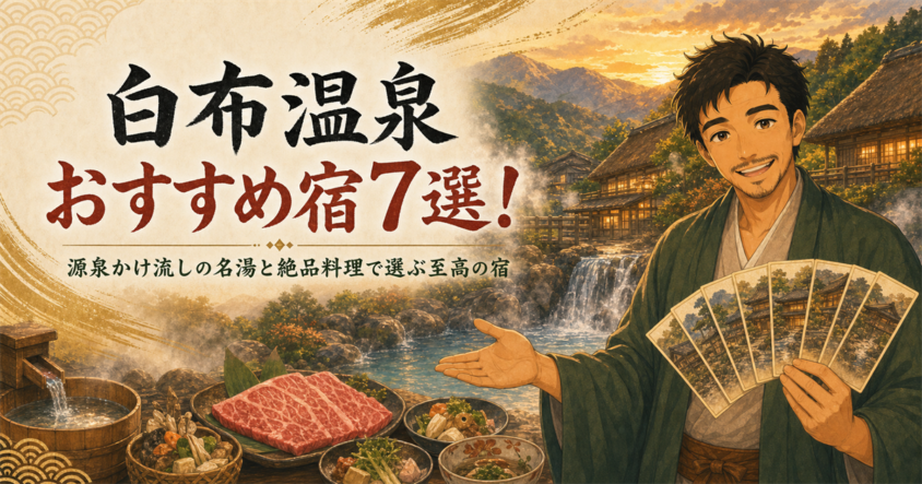 白布温泉のおすすめ宿7選！源泉かけ流しの名湯と絶品料理で選ぶ至高の宿