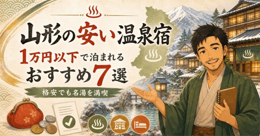 山形の安い温泉宿おすすめ7選！1万円以下で泊まれる格安の名湯を厳選