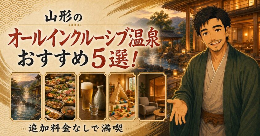 山形のオールインクルーシブ温泉おすすめ5選！追加料金なしで満喫