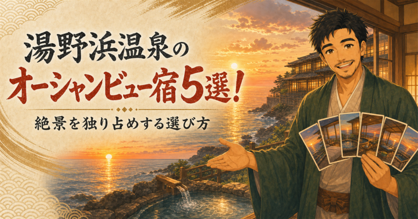 湯野浜温泉のオーシャンビュー宿5選！絶景を独り占めする選び方